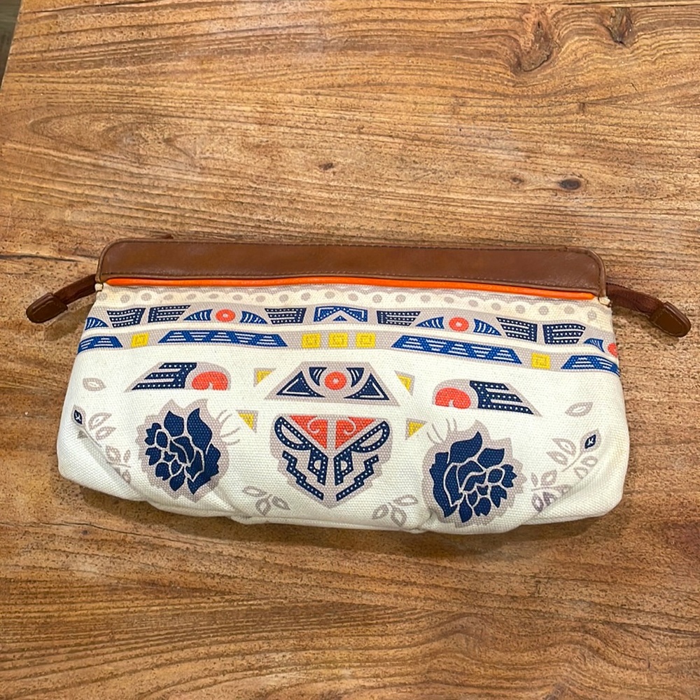 Versatile Cotton Clutch by French Connection.